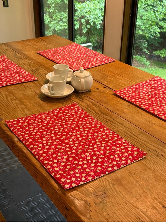 Other - Handmade Daisy Print Placemats Set of 4 Cottagecore Farmhouse